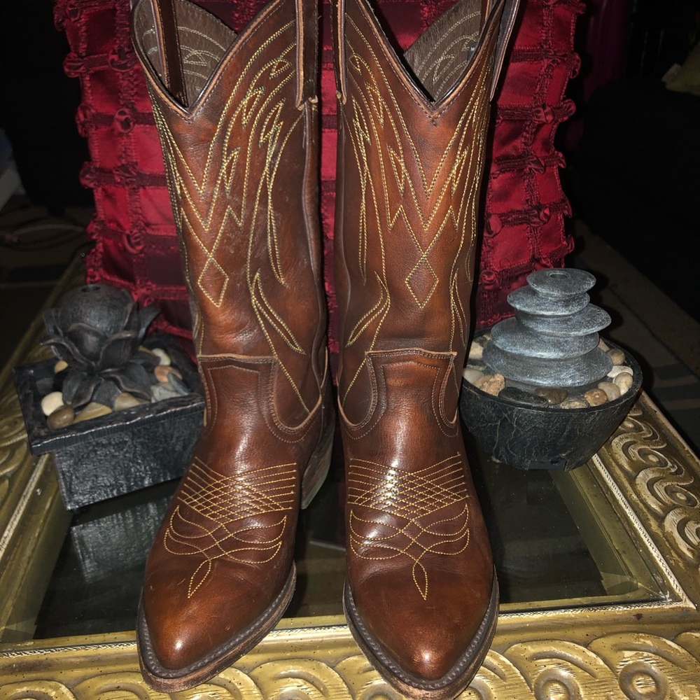 Frye cowgirl boots